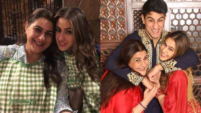 Sara Ali Khan and mother Amrita Singh's candid pictures are a must-watch this Mother's Day