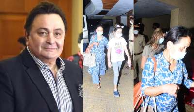 Late actor Rishi Kapoor's daughter Riddhima has finally reached Mumbai. She was with her in-laws in New Delhi at the time of her father's death.