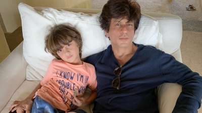 Bollywood superstar Shah Rukh Khan is definitely living his childhood again with little munchkin Abram. Father to three kids- Abram, Aryan and Suhana, the actor is Dad goals in every sense.