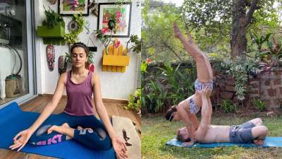 Taapsee Pannu to Aashka Goradia, here's how Bollywood and TV celebs celebrated International Yoga Day 2020