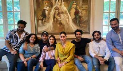 Cousins Kareena Kapoor Khan, Ranbir Kapoor, Riddhima Kapoor Sahni, Aadar Jain and Armaan Jain came together on Monday for a celebratory lunch on the occasion of Raksha Bandhan, despite the ongoing Covid scare.