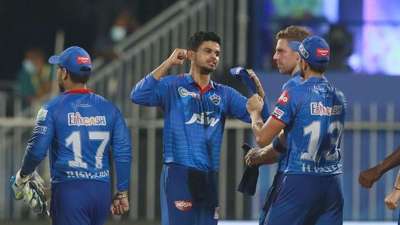 Delhi Capitals go top of the table to beat Rajasthan Royals by 46 runs.