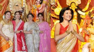 Kajol, Rani Mukerji, Sushmita Sen and other actresses are often spotted stepping out of their homes for Durga Puja. However, this time due to coronavirus pandemic people are mostly choosing to stay indoors. Therefore, here we are with some throwback clicks of the B-town divas who were papped at the pandals earlier.