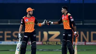 Important half-centuries from Manish Pandey (83 not out off 47 balls) and Vijay Shankar (52 not out off 51) helped SunRisers Hyderabad (SRH) register a clinical eight-wicket win over Rajasthan Royals (RR)