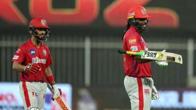 Mandeep Singh hammered a brisk 66 not out off 56 balls, Chris Gayle slammed 51 off 29 balls, and pacer Mohammed Shami captured three wickets to guide Kings XI Punjab (KXIP) to a comprehensive eight-wicket win over Kolkata Knight Riders (KKR) in an Indian Premier League match on Monday, and remain in fray for the playoffs.