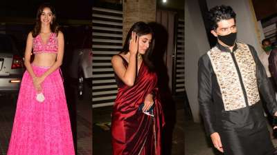Diwali Bash: Ananya Panday, Kritika Kamra to Manish Malhotra, celebs stunned at Bunty Sachdeva's party