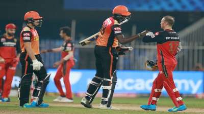 The short target did a huge favour to SRH batsmen, who chased off the run-a-ball target despite suffering setbacks.