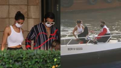 Deepika Padukone and Ranveer Singh looked uber cool as they got clicked in the city on Tuesday morning