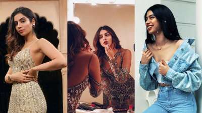 PICS: Jahnvi Kapoor makes stylish appearance wearing only a hoodie
