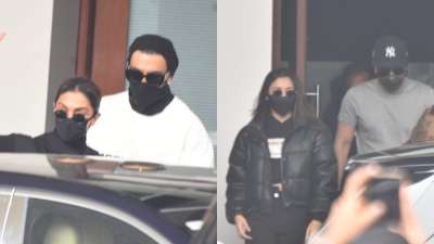 After celebrating their new year at the Ranthambore National Park, Ranbir Kapoor-Alia Bhatt and Deepika Padukone- Ranveer Singh have returned to the bay.