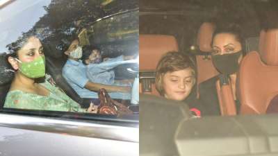 Karan Johar twins Yash, Roohi turn 4: Kareena-Taimur, Gauri- Abram, Neha-Mehr, attend birthday bash | PHOTOS