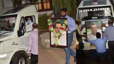 Randhir Kapoor, Kareena, Karisma, Ranbir heartbroken as they attend Rajiv Kapoor's last rites