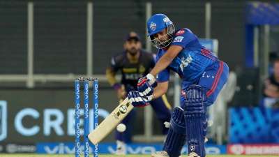 Opener&amp;nbsp;Prithvi Shaw smashed six fours in the first over in a stunning batting display on his way to a blistering 82 as Delhi Capitals crushed Kolkata Knight Riders by seven wickets.