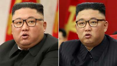 In recent state media photos, North Korea's leader Kim Jong Un has appeared to have undergone drastic weight loss. Some North Korea watchers said Kim, who is about 170 centimeters (5 feet, 8 inches) tall and has previously weighed 140 kilograms (308 pounds), may have lost 10-20 kilograms (22-44 pounds).