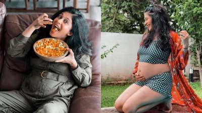 Kishwer Merchant is enjoying her pregnancy to the fullest and these pics are proof