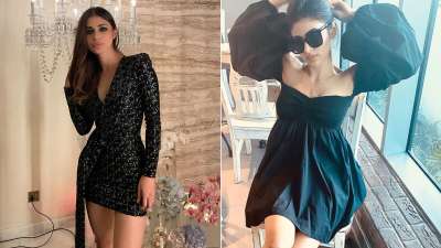 5 Times Mouni Roy looked smoking hot in her little black dress | PICS