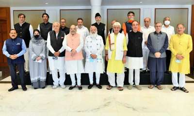 Prime Minister Narendra Modi is convening a crucial meeting to chalk out the future political course of action in Jammu and Kashmir. The meeting is being attended by 14 leaders, including four former chief ministers.&amp;nbsp;The meeting is the first between the Centre and mainstream Jammu and Kashmir politicians after the abrogation of Article 370 and the division of the erstwhile state into two union territories in August 2019.&amp;nbsp;