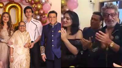 In Pics: Govinda celebrates wife Sunita Ahuja's birthday; Udit Narayan, Shakti Kapoor &amp;amp; others join