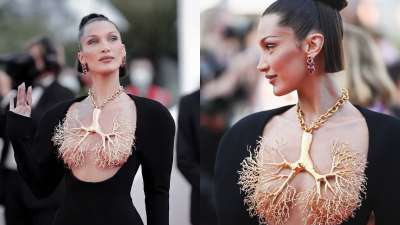 Bella Hadid Wore the 2021 See-Through Trend