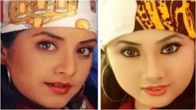 Netizens have found veteran actress Divya Bharti's lookalike in Manju Thapa. Her pictures are going viral on the Internet and fans can't stop talking about the uncanny similarities the two share.