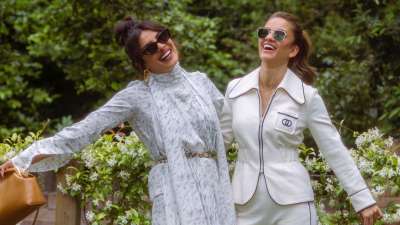 Actress Priyanka Chopra attended the Wimbledon Women's Singles finals between Ashleigh Barty and Karolina Pliskova. The actress shared many pictures from the event. Have a look.