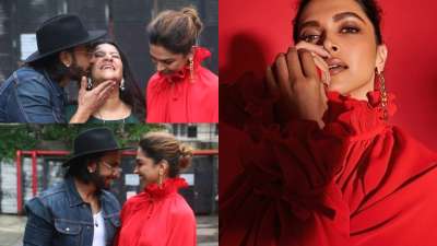 Actress Deepika Padukone gave away some serious fashion goals as she stepped out with her husband Ranveer Singh to celebrate their mother's birthday. Take a look at the stunning pics from their Sunday outing!