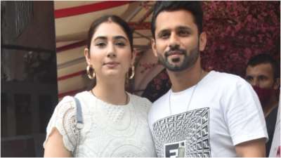 Rahul Vaidya and Disha Parmar were spotted together as they stepped out for lunch.