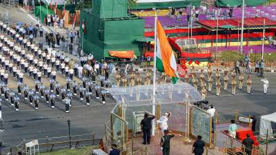 Full dress rehearsal of Independence Day celebrations at Red Fort on August 13
