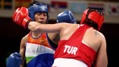 Indian boxer Lovlina Borgohain (69kg) signed off with a bronze medal in the Olympic Games after a comprehensive 0-5 loss to reigning world champion Busenaz Surmeneli here on Wednesday, bringing an end to the country's campaign in the sport.
