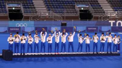 The Indian men's hockey team won a historic bronze medal at the Tokyo Olympics, ending the nation's 41 year of wait for a podium finish at the Games. India defeated Germany 5-4 in the bronze medal match. India's 12th hockey medal in the Olympics came after over four decades. The last time India stood on the podium was at the 1980 Moscow Games where they won gold.&amp;nbsp;[READ MORE]