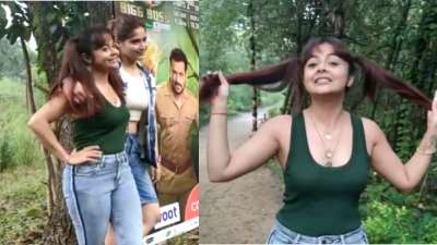 Bigg Boss 15 Launch: Devoleena Bhattacharjee, Arti Singh make a splash in the middle of a jungle