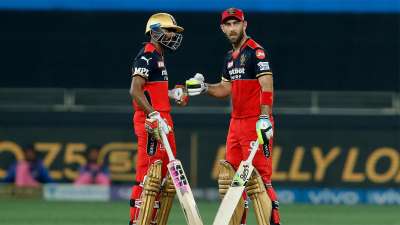KS Bharat and Glenn Maxwell were the chief contributors in Royal Challengers Bangalore clinching a seven-wicket win over Rajasthan Royals in match 43 of IPL 2021 at Dubai International Stadium on Wednesday. The win increases Bangalore's points to 14 while retaining their third place in the points table.