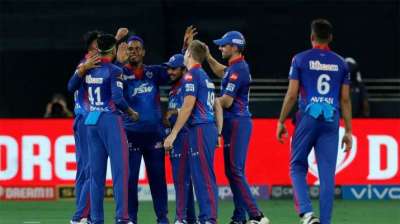 Delhi Capitals rode on a brilliant fast bowling performance from their South African duo Anrich Nortje and Kagiso Rabada to pulverise wooden spooners Sunrisers Hyderabad by eight wickets.