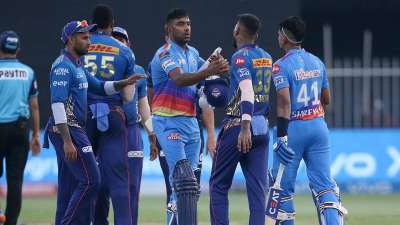 Shreyas Iyer showed steely temperament while Ravichandran Ashwin compensated his poor bowling effort with a final six as Delhi Capitals inched towards a top-two finish, beating Mumbai Indians by four wickets in Sharjah.