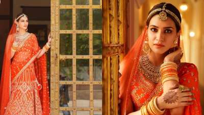 Pics: Kriti Sanon looks whimsical in bridal look for 'Hum Do Humare Do'