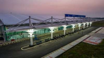 The Kushinagar airport's new terminal building, which is spread across 3,600 square meter, was built at a cost of Rs 260 crore by the Centre-run Airports Authority of India (AAI) in association with the Uttar Pradesh government.