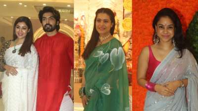 Ram Navami 2021: Kajol, Rani Mukherji to Gurmeet-Debina, celebs spotted at Durga Puja pandals