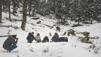 Gulmarg resort in north Kashmir's Baramulla district recorded a minimum temperature of minus 7 degrees Celsius, down over five degrees from minus 1.4 degrees Celsius the previous night, the officials said.
&amp;nbsp;