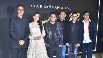 Atrangi Re: Sara Ali Khan, Akshay Kumar, Aanand L Rai and others launch music album with AR Rehman&amp;nbsp;