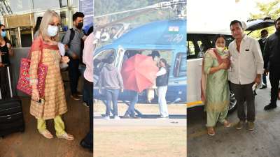 After Vicky Kaushal, Katrina Kaif's intimate wedding, family &amp;amp; friends return to Mumbai | PHOTOS