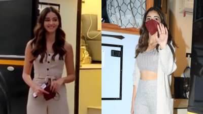 Ananya Panday acts responsibly amid increasing Omicron cases, asks paps to click pics from distance&amp;nbsp;