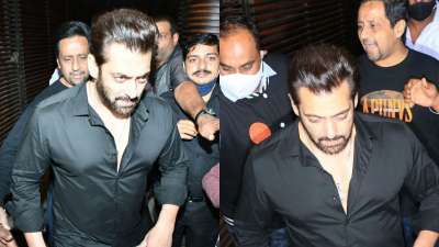 Bollywood superstar Salman Khan was papped in Mumbai on Tuesday evening, as he stepped out for a casual outing.