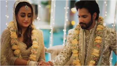 Varun Dhawan and Natasha Dalal married in Alibaug on January 24, 2021. Their union was attended by close friends and family members