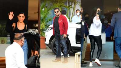 Deepika Padukone does her 'Om Shanti Om' wave; Salman-Katrina head for 'Tiger 3' shoot (IN PICS)