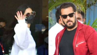 Katrina Kaif, Salman Khan snapped at the airport