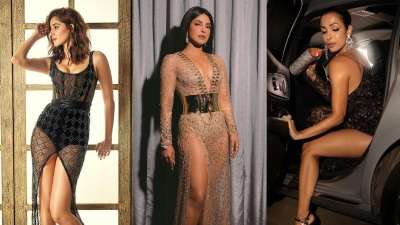 Ananya Panday, Priyanka Chopra, Malaika Arora in sheer dresses&amp;nbsp;