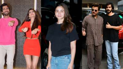 The weekend was a busy one for Anil Kapoor, Palak Tiwari and Aditya Seal as they promoted their respective projects in Mumbai. Meanwhile, newlywed Alia Bhatt was spotted in the city in a casual look