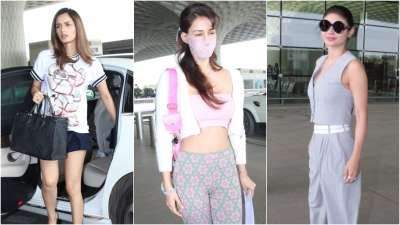 Actresses turned heads with their stylish yet comfortable look for airport outings. Disha Patani, Mouni Roy and Manushi Chillar's fashion is easy to replicate and can be easily tried out when you travel next&amp;nbsp;