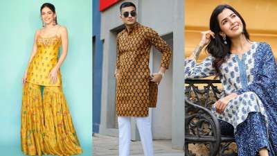 From shararas to men's kurta pajama and salwar kameez, we take a look at top outfits and styling choices for Eid 2022