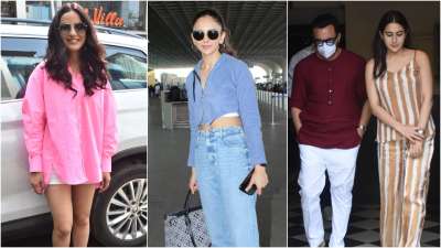 As the weekend kicked in, our favourite Bollywood and TV celebs were spotted out and about in Mumbai. Here's who wore what at the airport, for work and for casual outings with friends and family